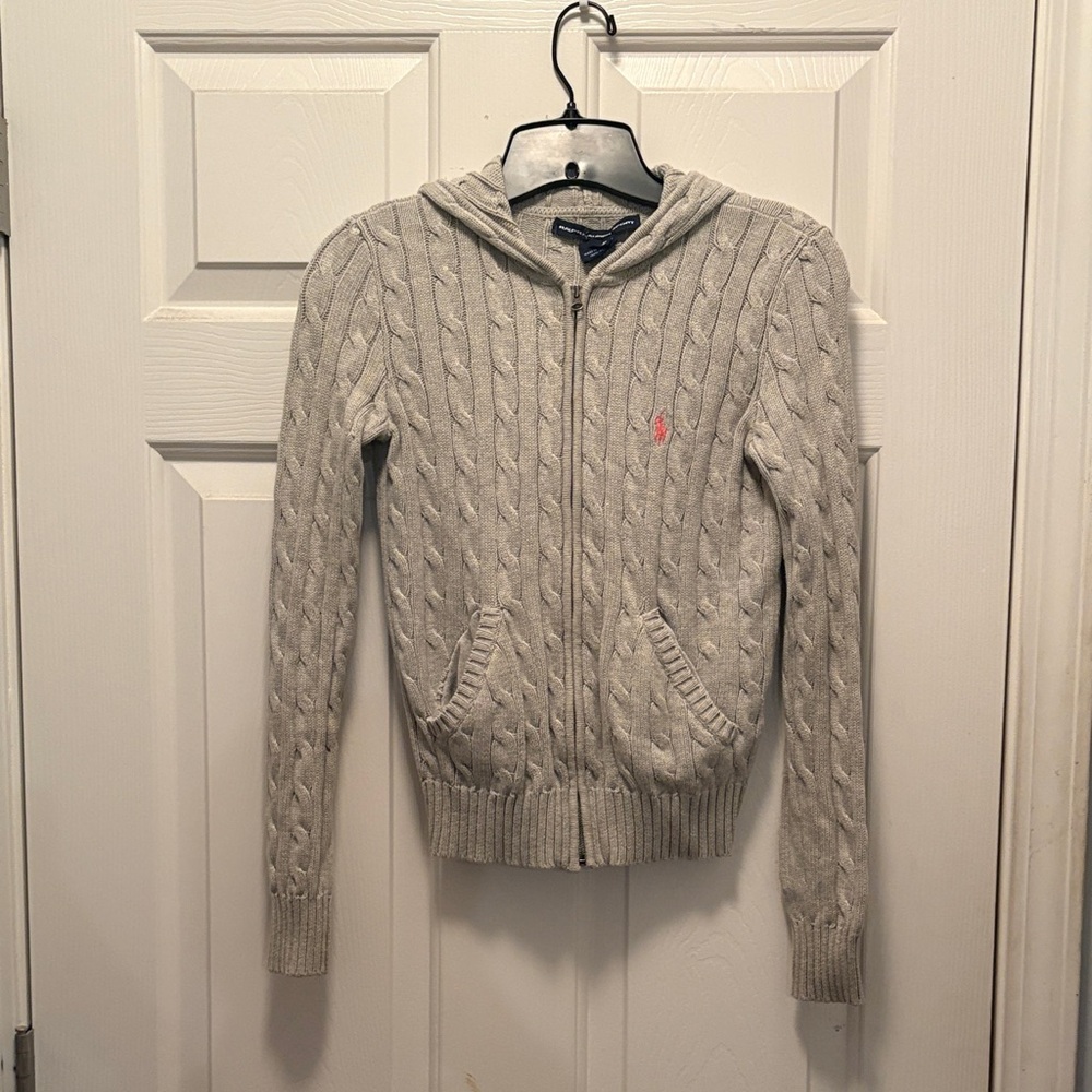 Ralph Lauren Sport Cream Cable Knit Sweater